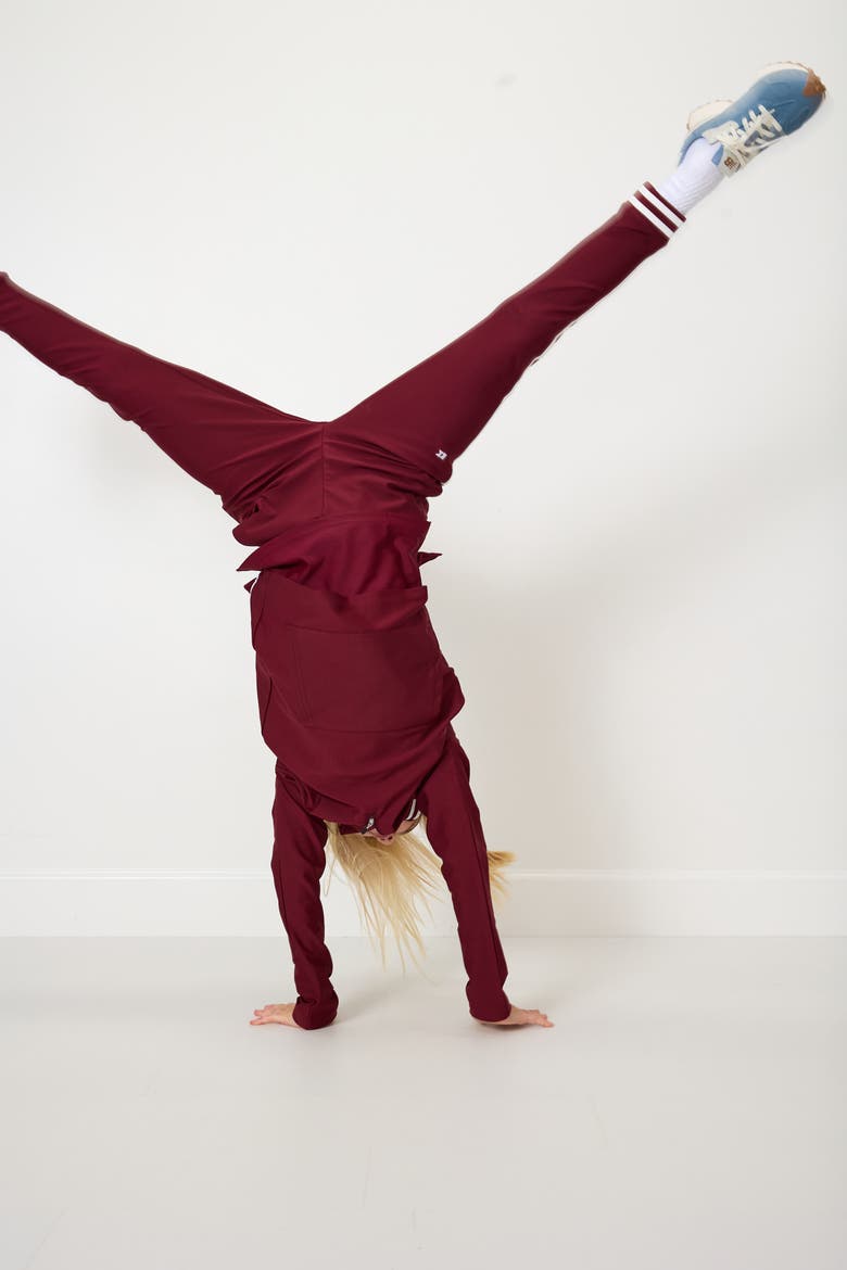 Girls Retro Jogger, Alternate, color, Maroon