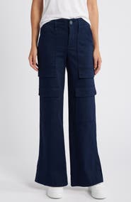 Wit & Wisdom 'Ab'Solution Skyrise Wide Leg Utility Pants