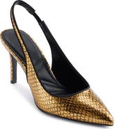 KARL LAGERFELD PARIS Rosalyn Slingback Pointed Toe Pump