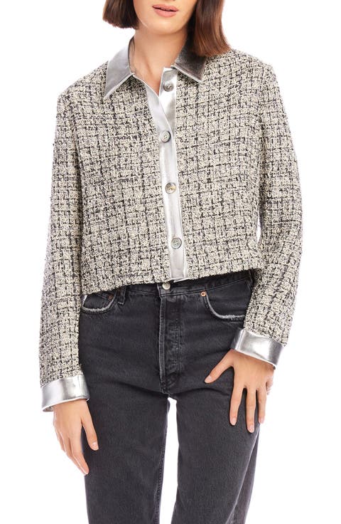 Cher Metallic Tweed Jacket