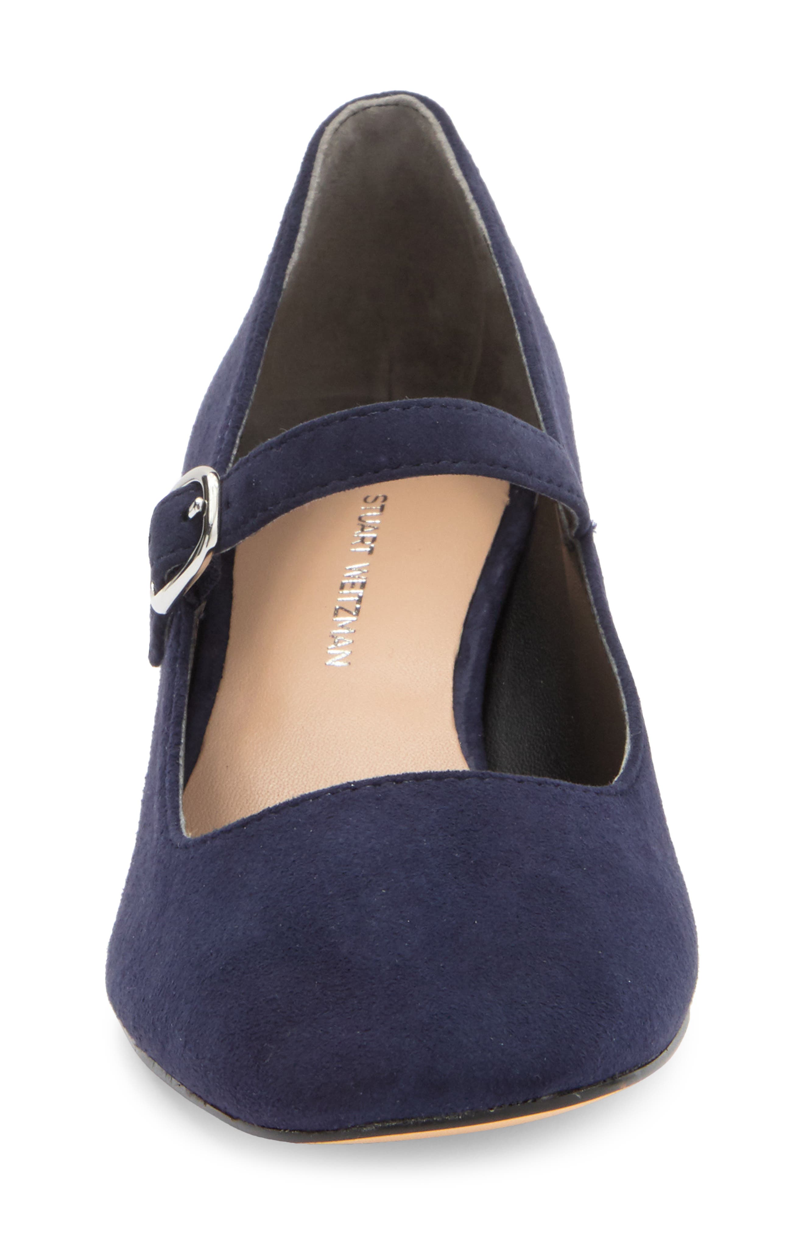 Stuart Weitzman Louise 50 Mary Jane, Alternate, color, Nice Blue
