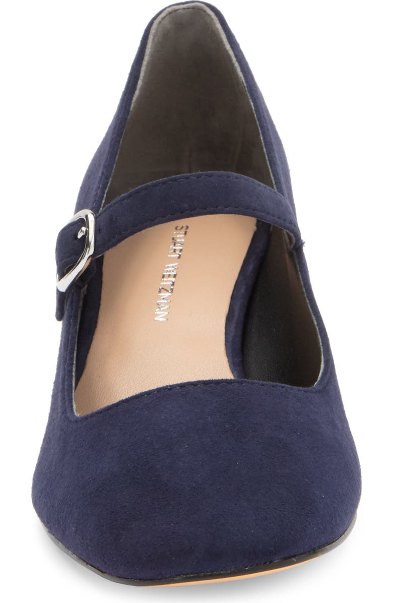 Stuart Weitzman Louise 50 Mary Jane, Alternate, color, Nice Blue