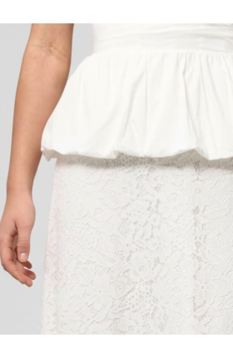 RACHEL Rachel Roy Odette Strapless Maxi Dress, Alternate, color, White