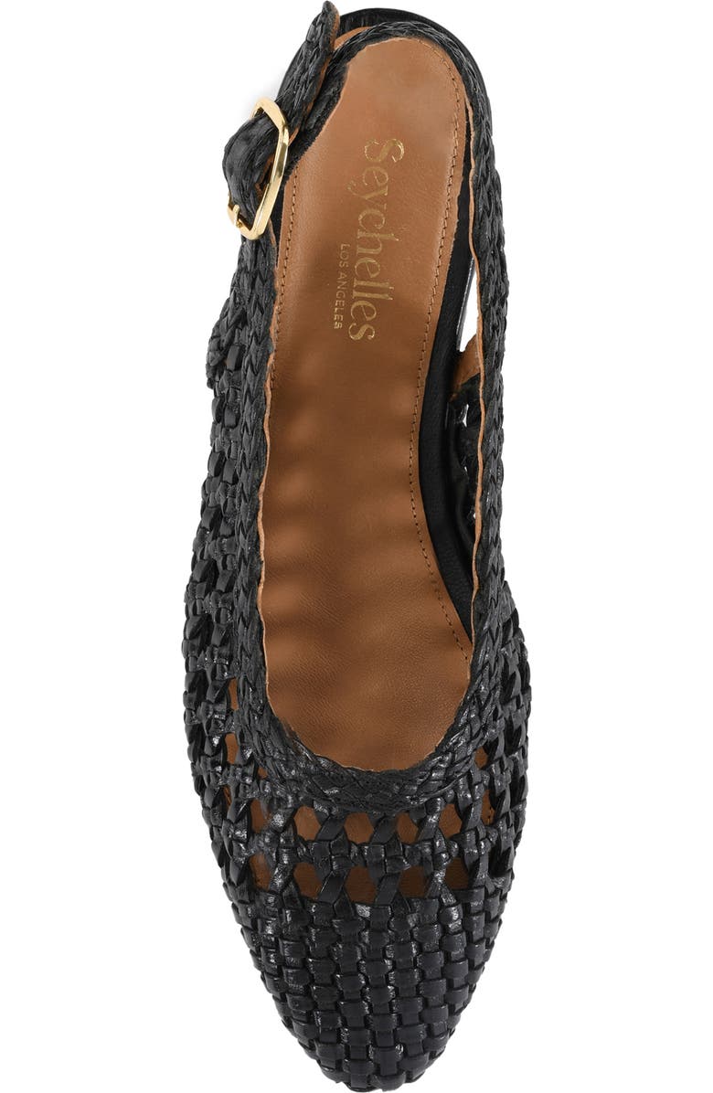 Seychelles Avalon Slingback Flat, Alternate, color, Black