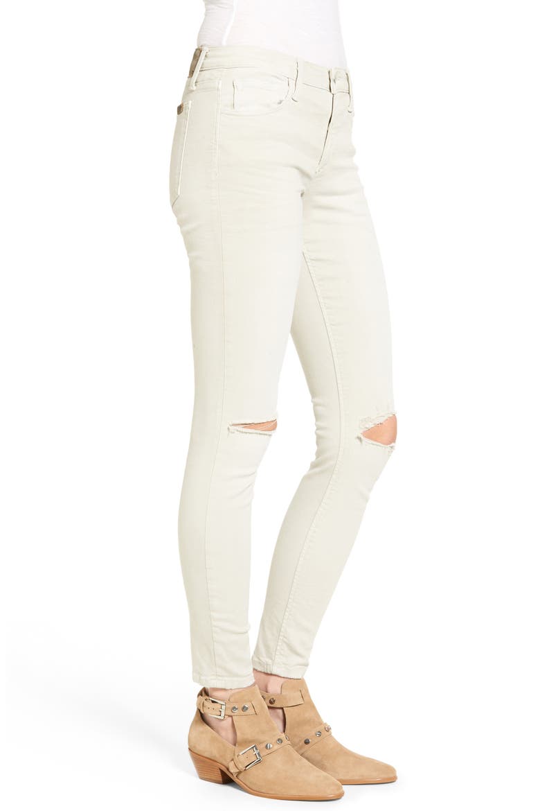 Flawless - Icon Ankle Skinny Jeans, Alternate, color, STONE