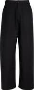Acne Studios Plass Cotton Sateen Wide Leg Pants
