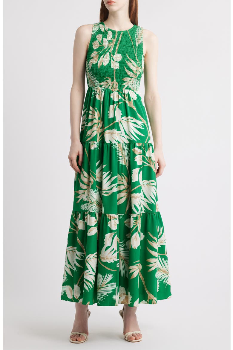 anne klein maxi dress Anne Klein Printed MESH 3/4 SLV Maxi Dress at Amazon Women's Clothing store