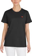 Dalix Womens Pixel Heart Jersey Relaxed Tee