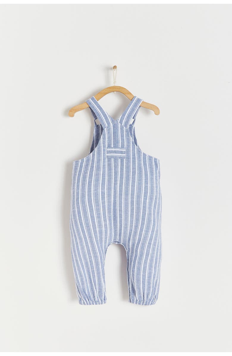 Babycottons Premium Cotton Rani Overall for Infant, Alternate, color, Blue