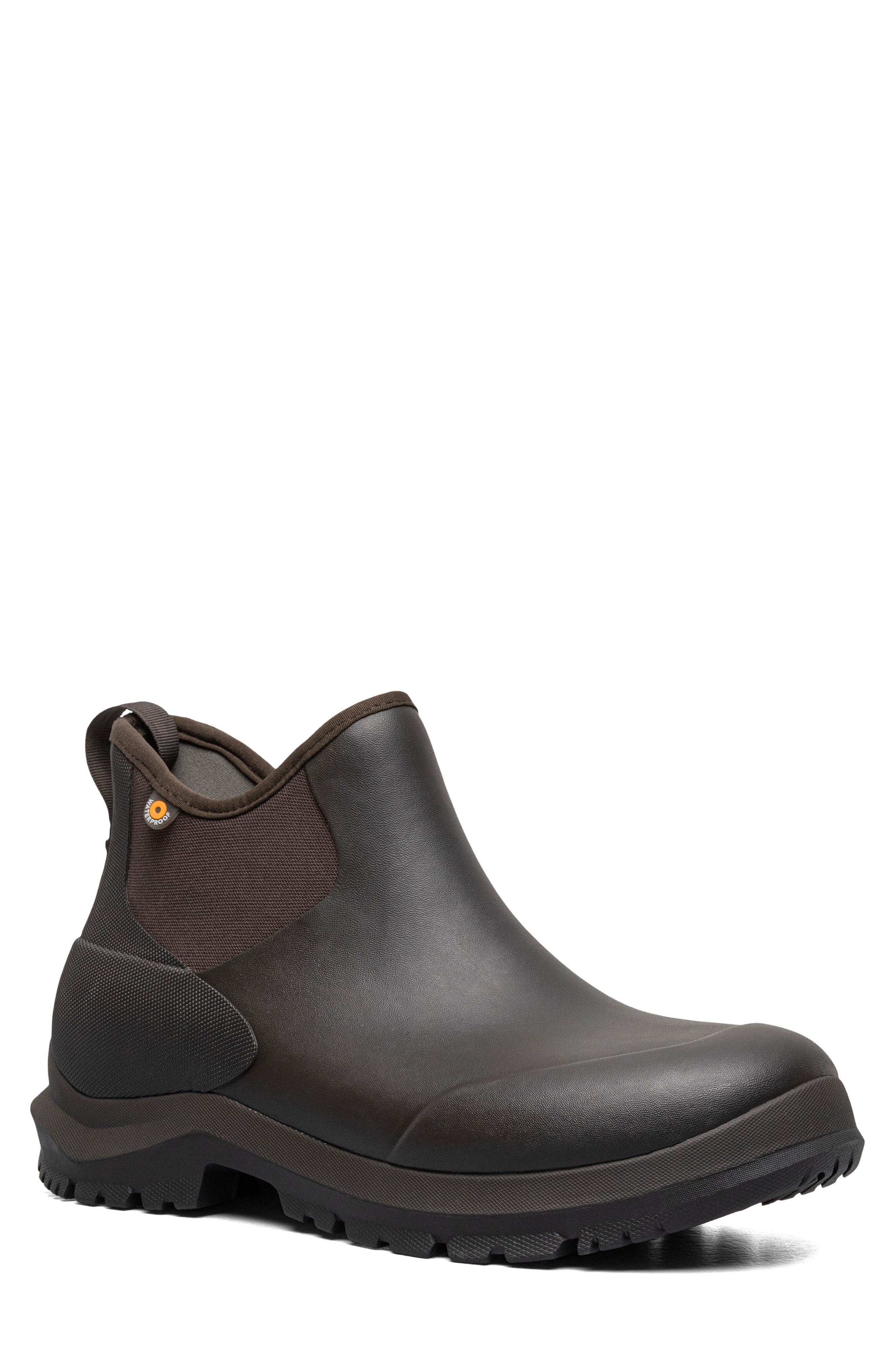 Bogs Sauvie II Waterproof Chelsea Boot, Main, color, Brown