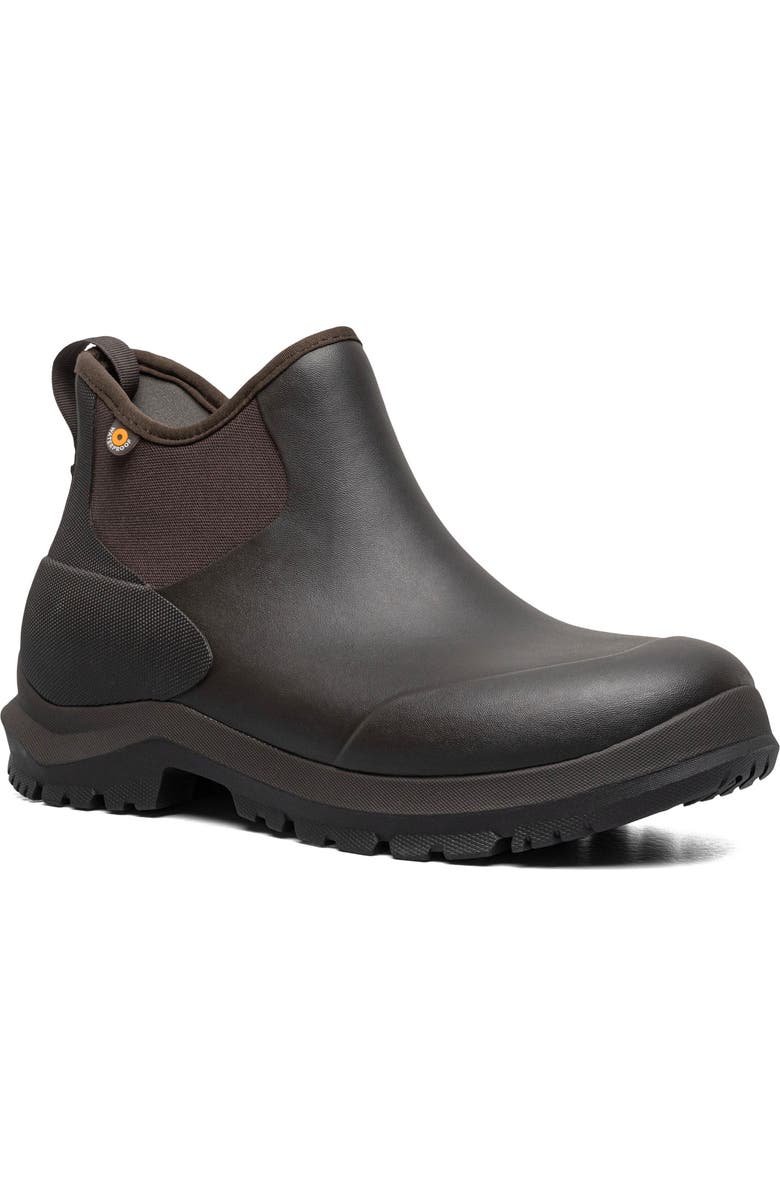 Bogs Sauvie II Waterproof Chelsea Boot, Main, color, Brown