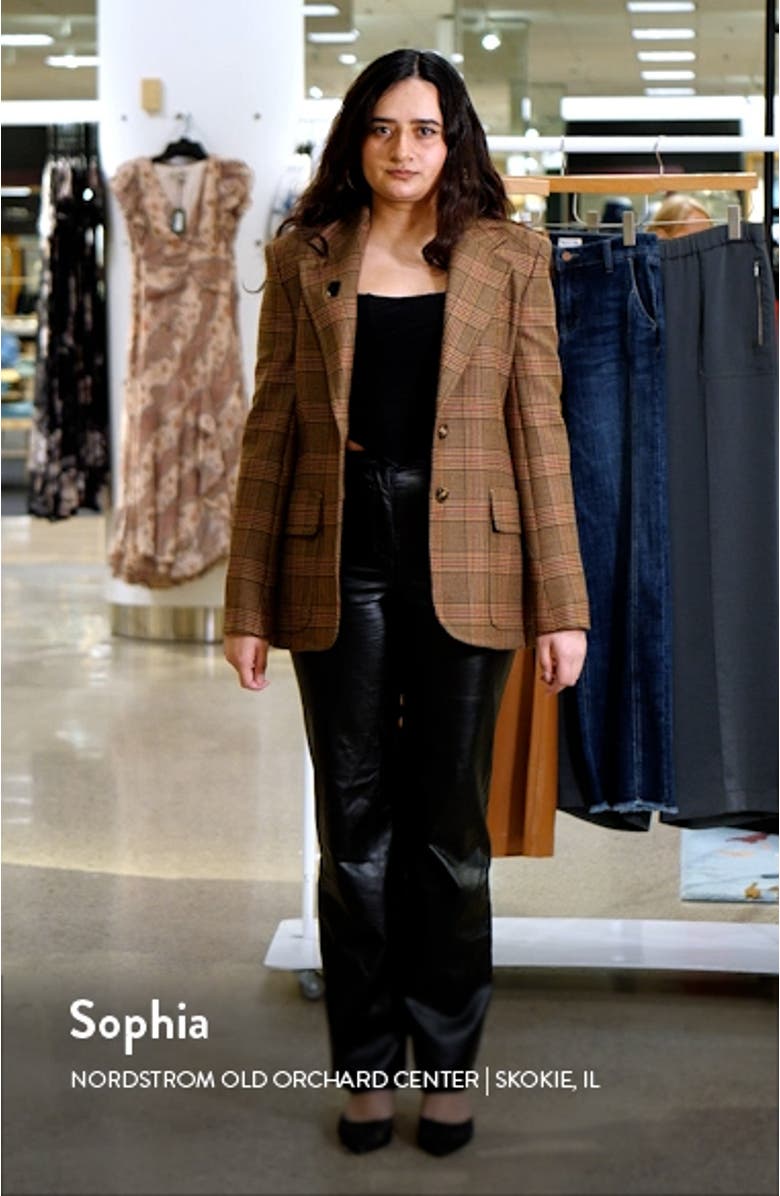 Dorico Plaid Virgin Wool Jacket, sales video thumbnail