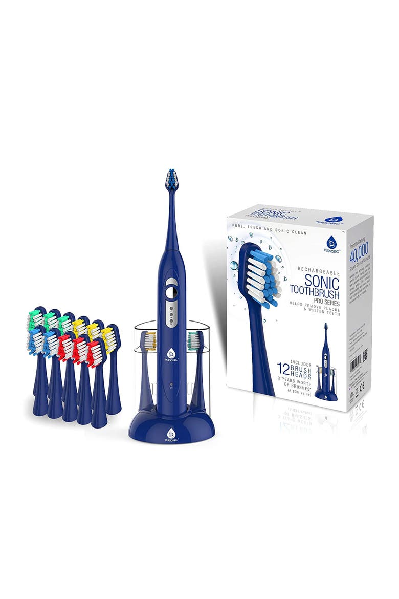 SPM Sonic Toothbrush - White, Alternate, color, BLUE