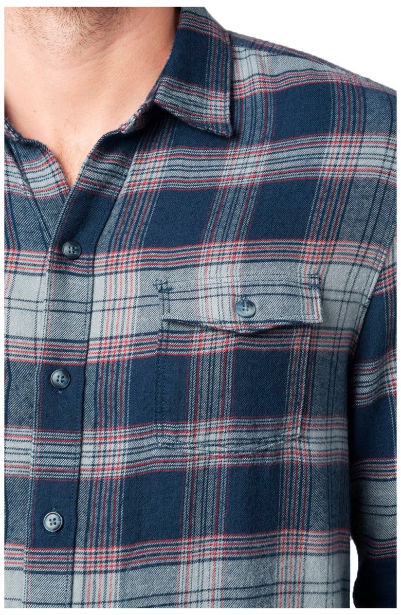 PAIGE Everett Plaid Shirt, Alternate, color,