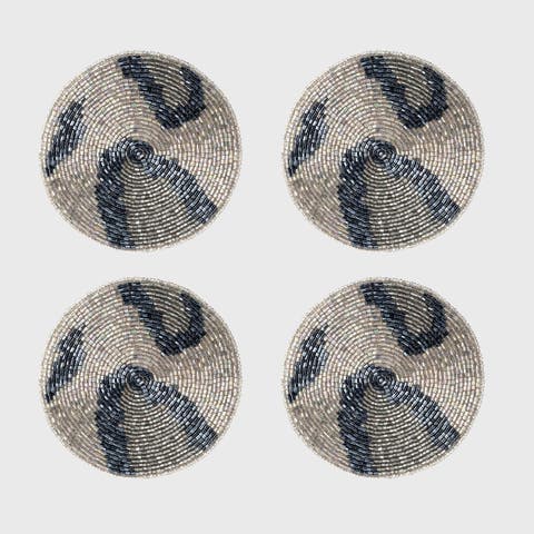 Animal print coasters