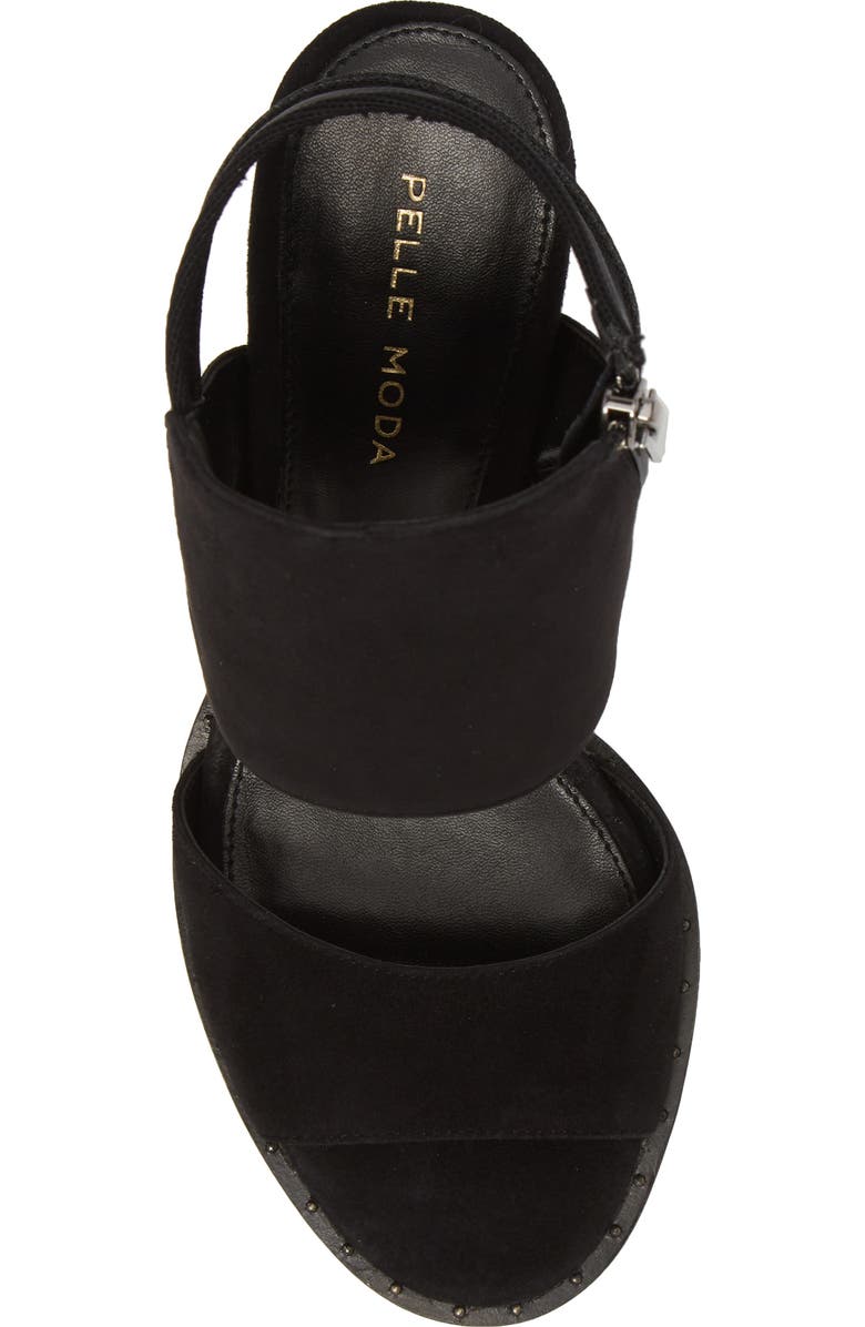 Pelle Moda Grey Sandal, Alternate, color,