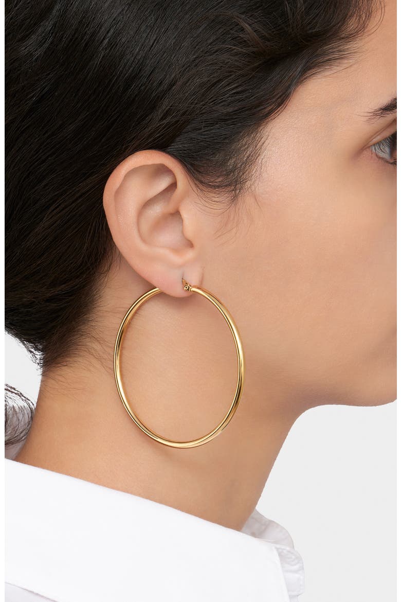 Water Resistant Hoop Earrings Set, Alternate, color, YELLOW