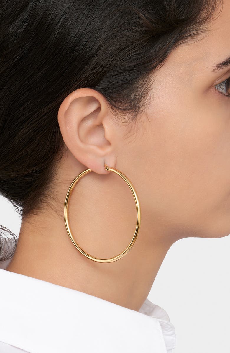 Adornia Water Resistant Hoop Earrings Set, Alternate, color, Yellow