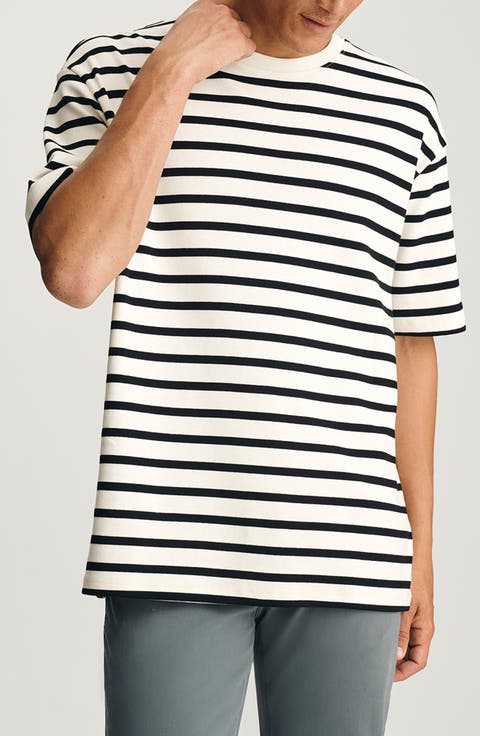 Stripe Cotton T-Shirt