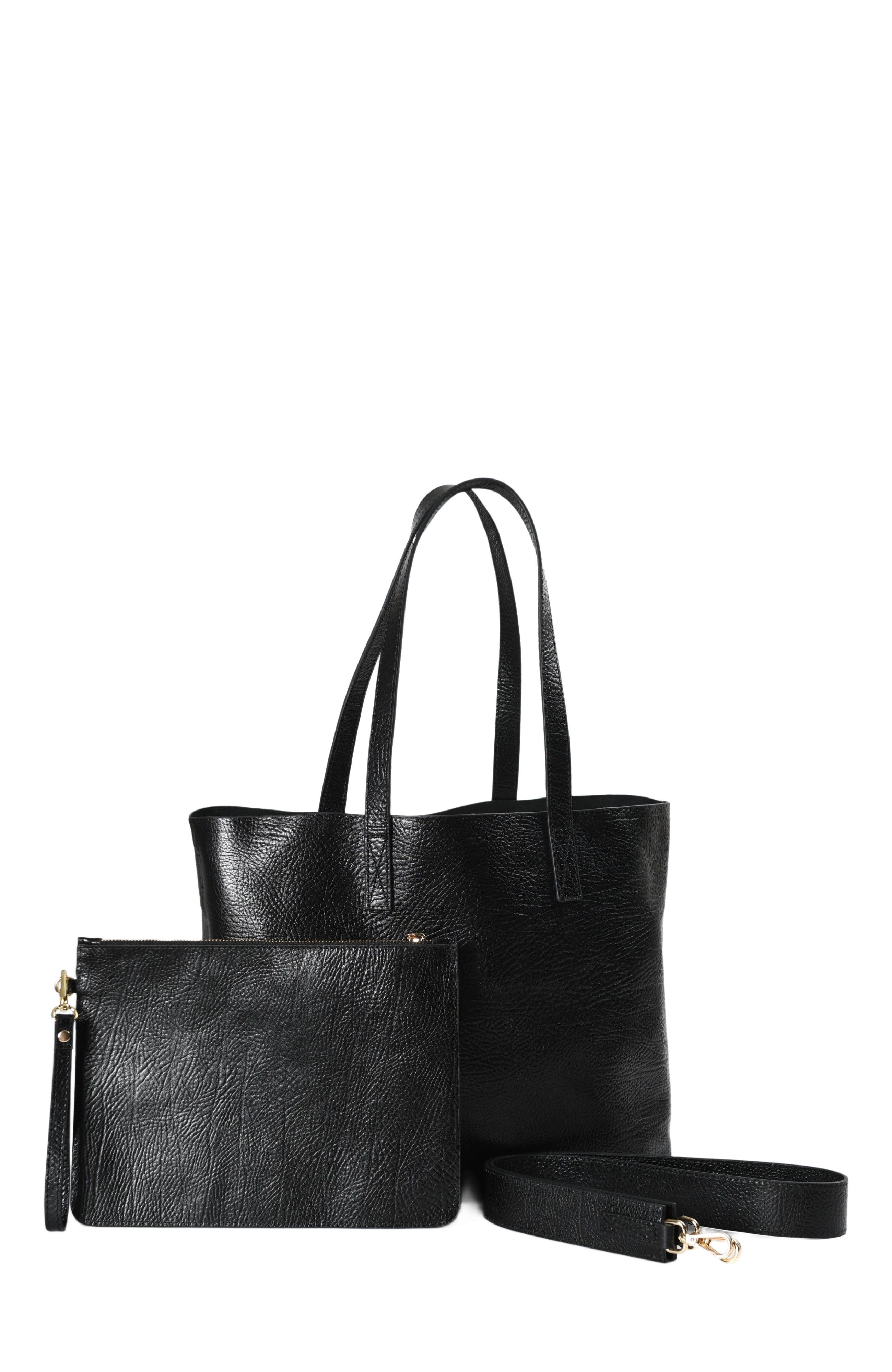 Forever & Always Shoes Carla Leather Shoulder Bag, Main, color, 