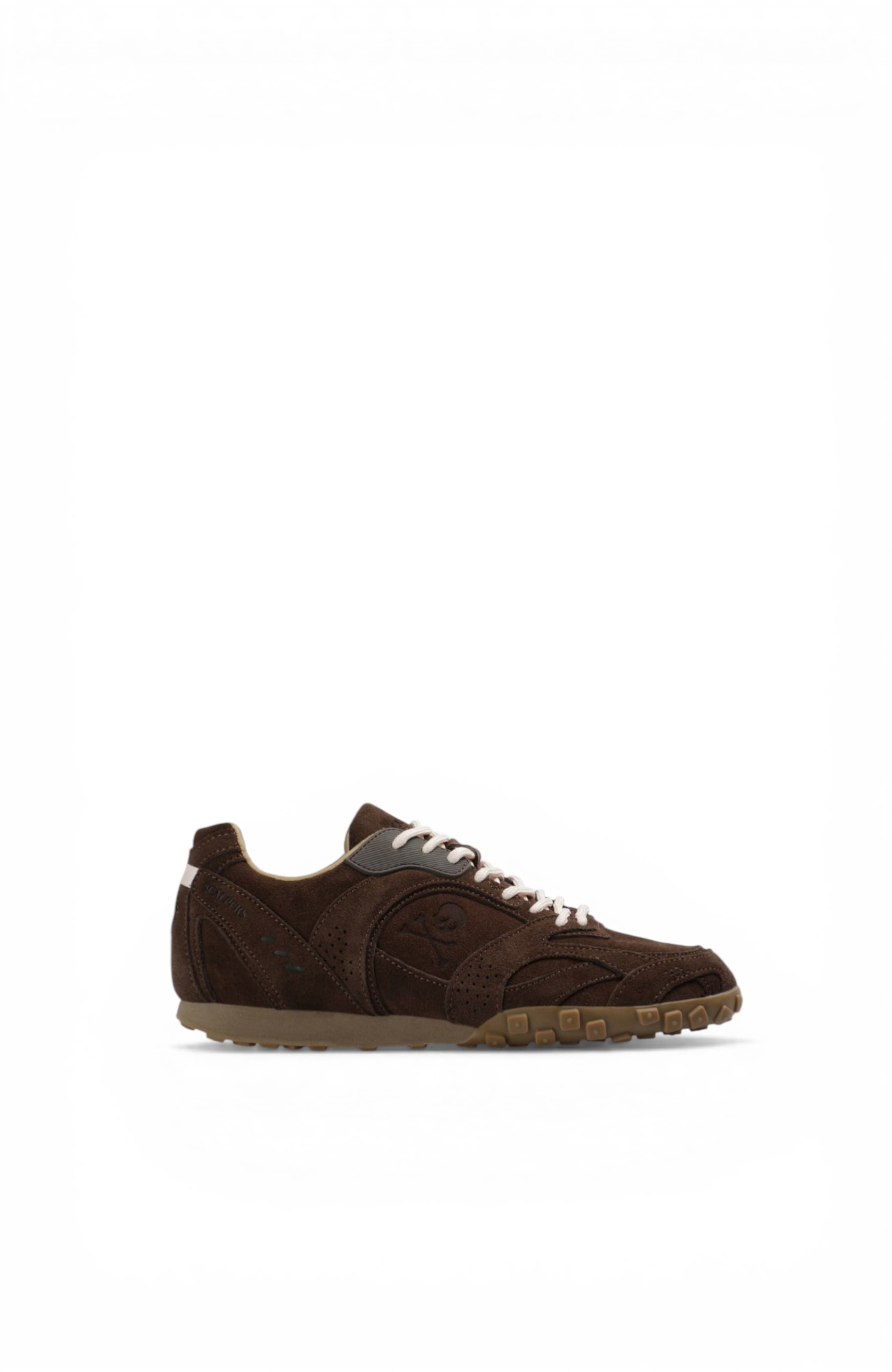 Scalpers Suede Running Shoe, Alternate, color, Brown