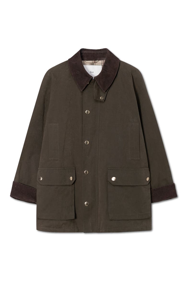 Unisex Waxed Cotton Hunting Jacket, Alternate, color, KHAKI