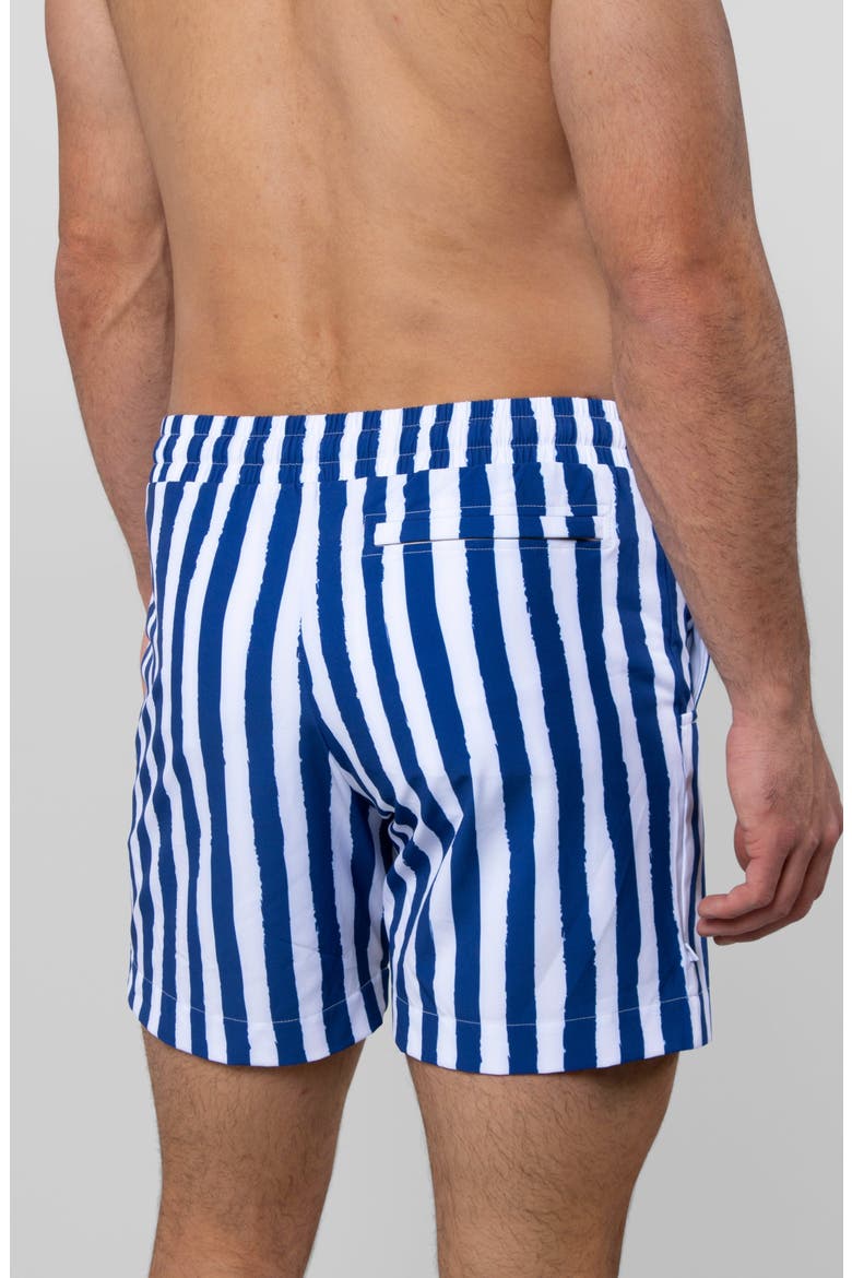 Blue Wake Swim Trunk, Alternate, color, Blue Wake