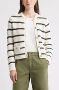 Caslon® Textured Sweater Jacket