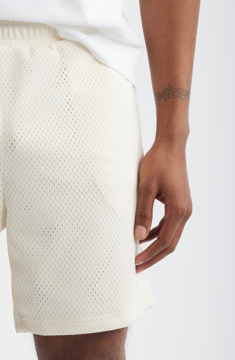 KROST Mesh Shorts, Alternate, color, Cloud Creme
