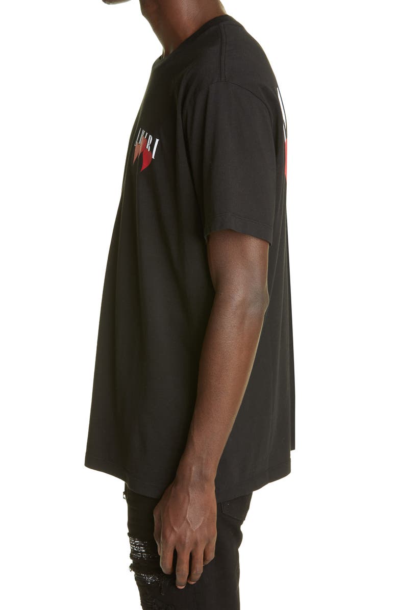 AMIRI Three Hearts Graphic Cotton Tee, Alternate, color,