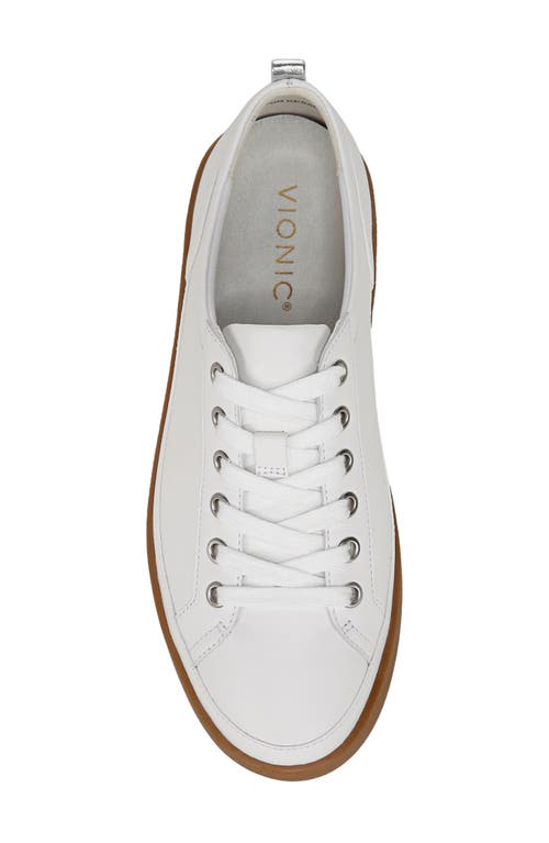 Vionic Winny Sneaker In White/gum