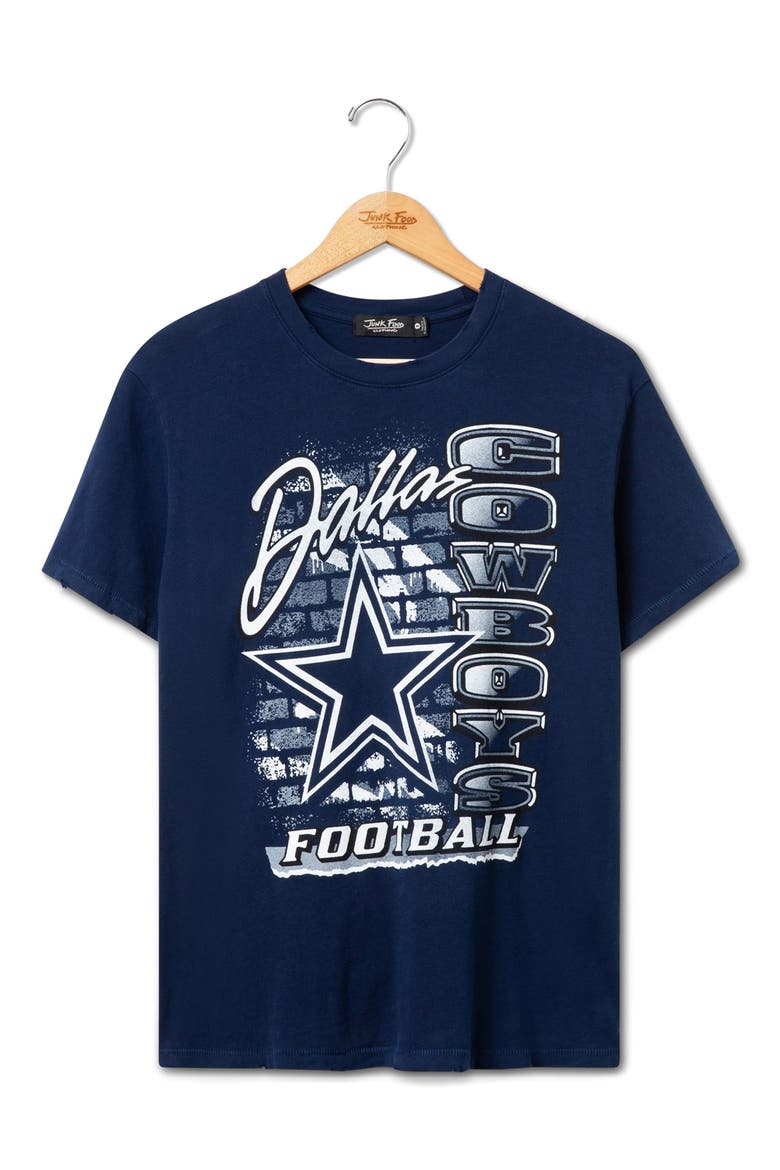 Dallas Cowboys Brick Graphic T-Shirt, Main, color, TRUE NAVY