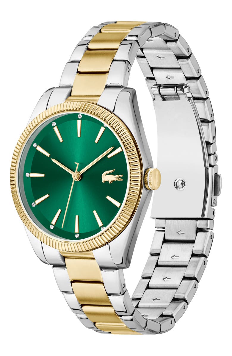 Lacoste Capucine Bracelet Watch, 36mm, Alternate, color, Dark Green