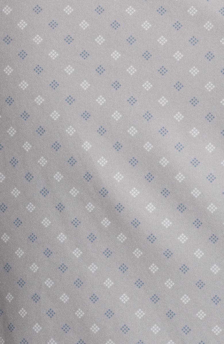 Mizzen+Main Leeward Trim Fit No Tuck Geo Print Performance Button-Up Shirt, Alternate, color, 