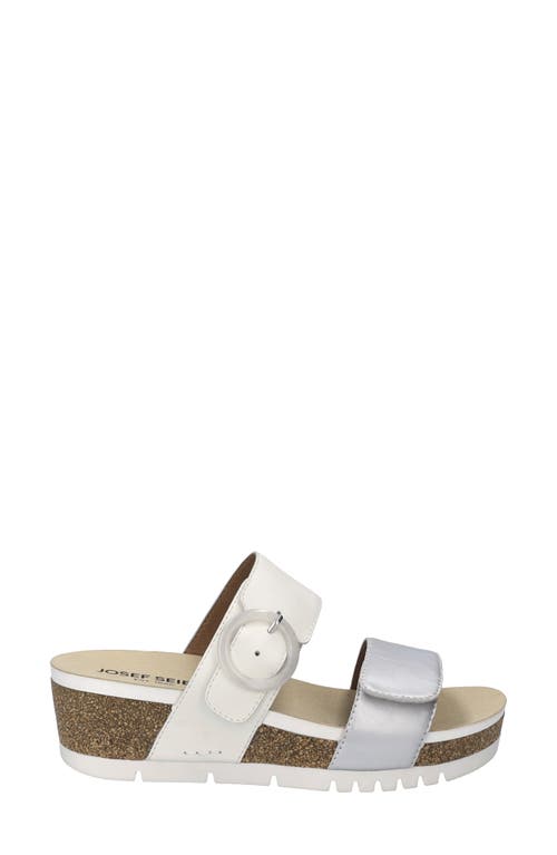 Josef Seibel Quinn 14 Wedge Slide Sandal In Multi