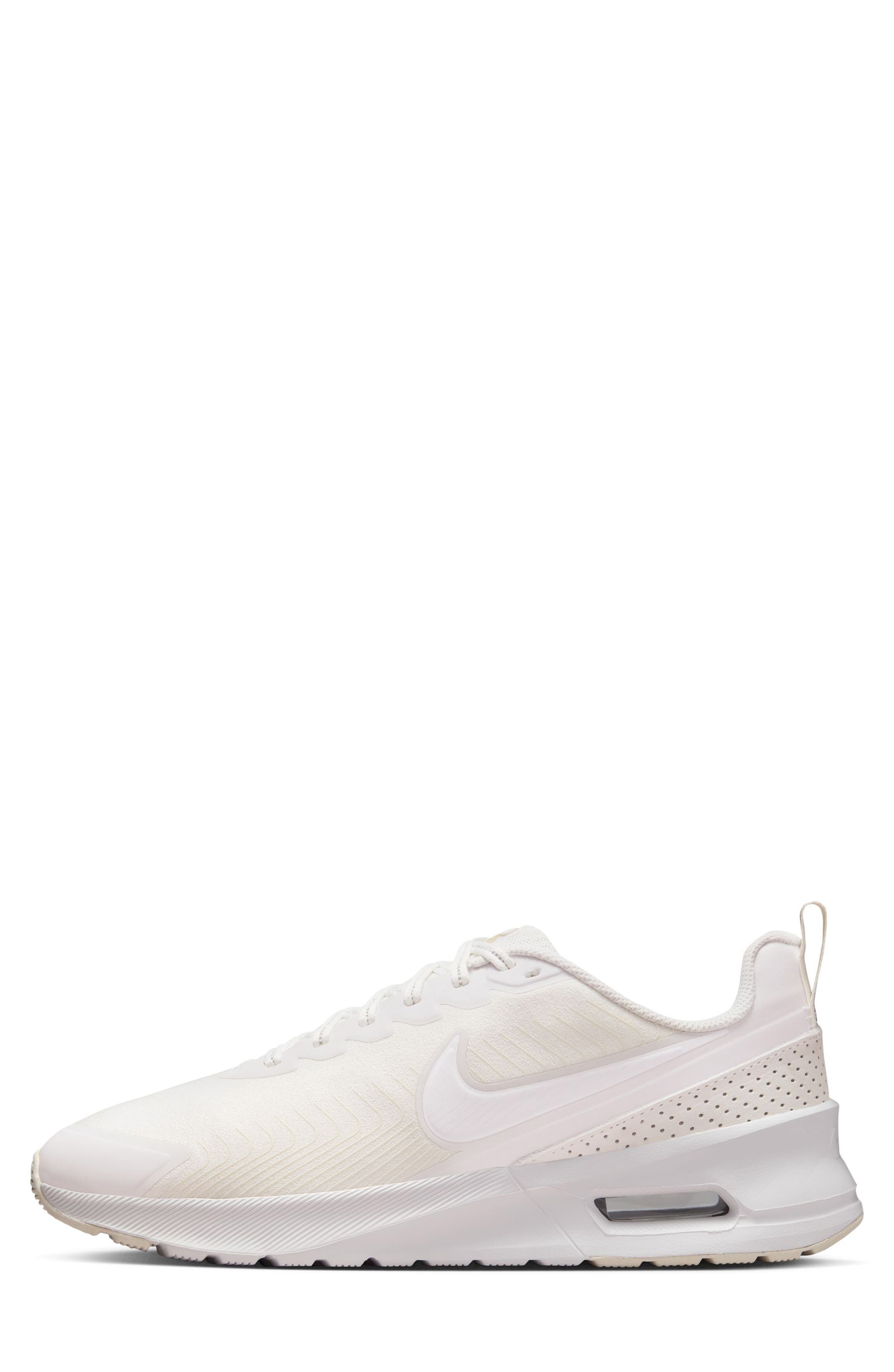 Nike Air Max Nuaxis Premium Sneaker, Alternate, color, Summit White/ White