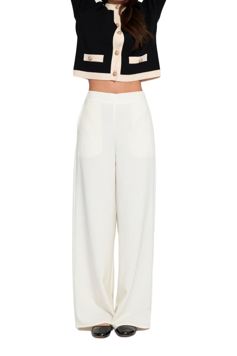 Wide Leg Trouser Wide-Leg, Main, color, Winter White