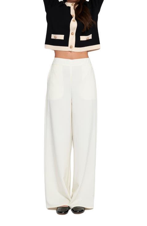 Wide Leg Trouser Wide-Leg