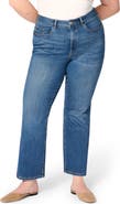 WARP+WEFT ASE High Waist Straight Leg Stretch Jeans