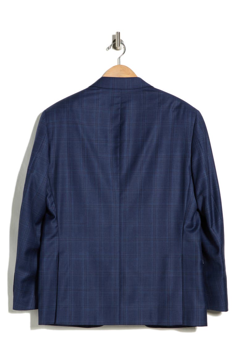 Flynn Classic Fit Plaid Wool Sport Coat, Alternate, color, BLUE