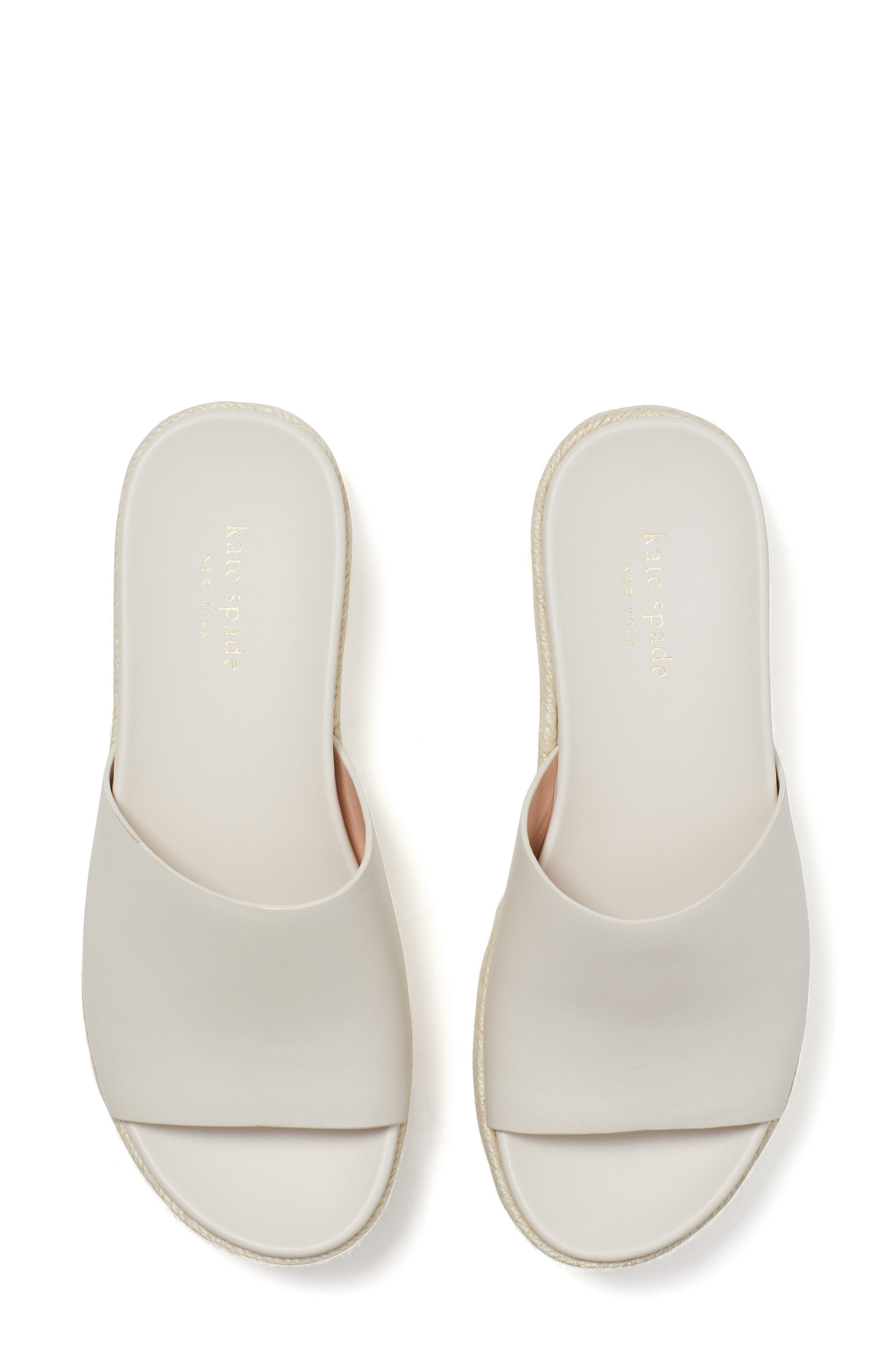 Kate Spade New York zia platform espadrille slide sandal, Alternate, color, 