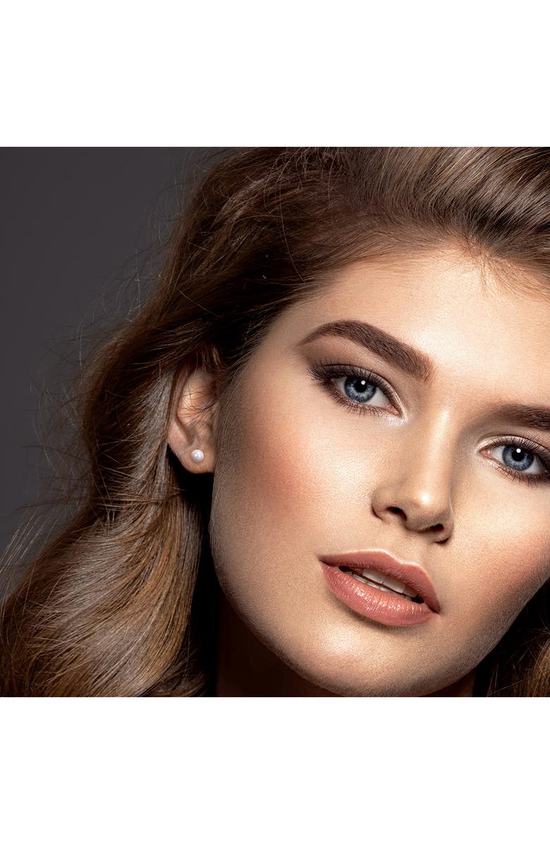 DELMAR Freshwater Pearl Stud Earrings, Alternate, color, 