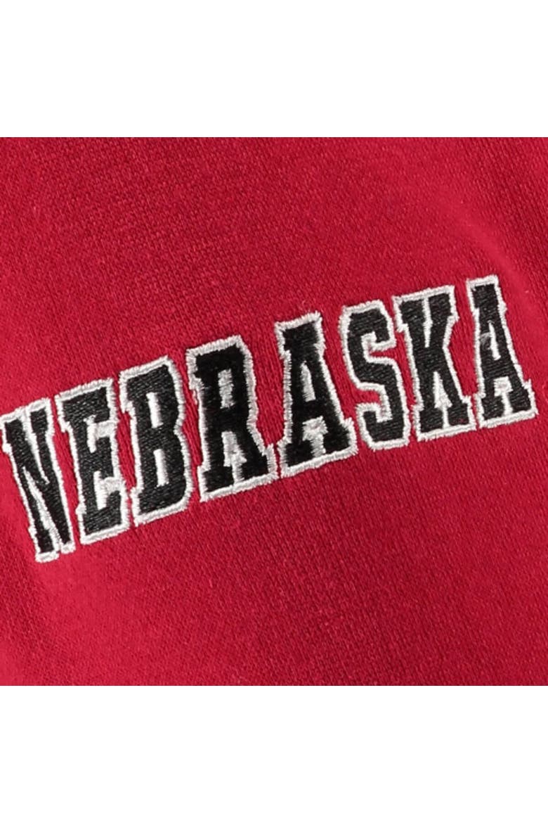 Youth Stadium Athletic Scarlet Nebraska Huskers Big Logo Pullover Hoodie, Alternate, color, Red