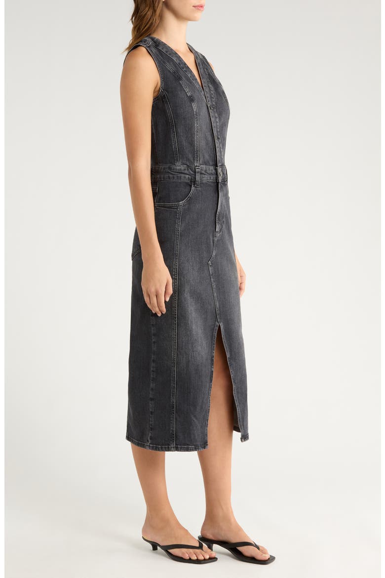 Westwood Sleeveless Denim Dress, Alternate, color, BLACK PEARL