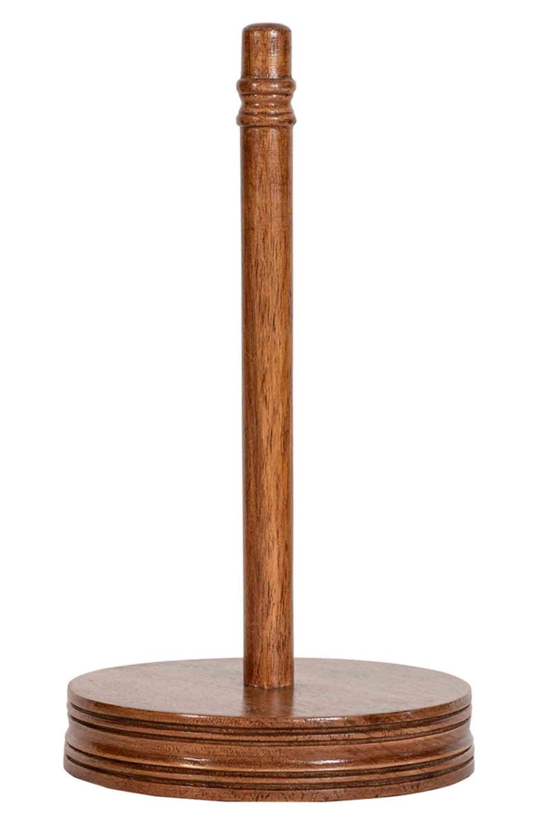 Juliska Bilbao Wood Paper Towel Holder, Main, color, Brown