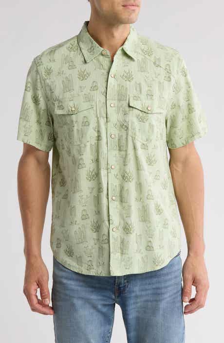 Lucky Brand Short Sleeve Western Work Shirt