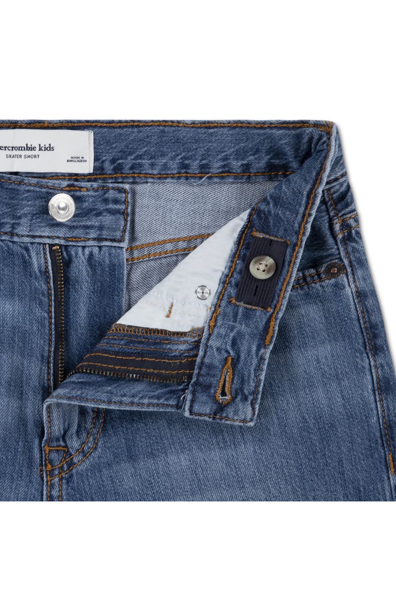 abercrombie kids Kids' Denim Shorts, Alternate, color, Guap