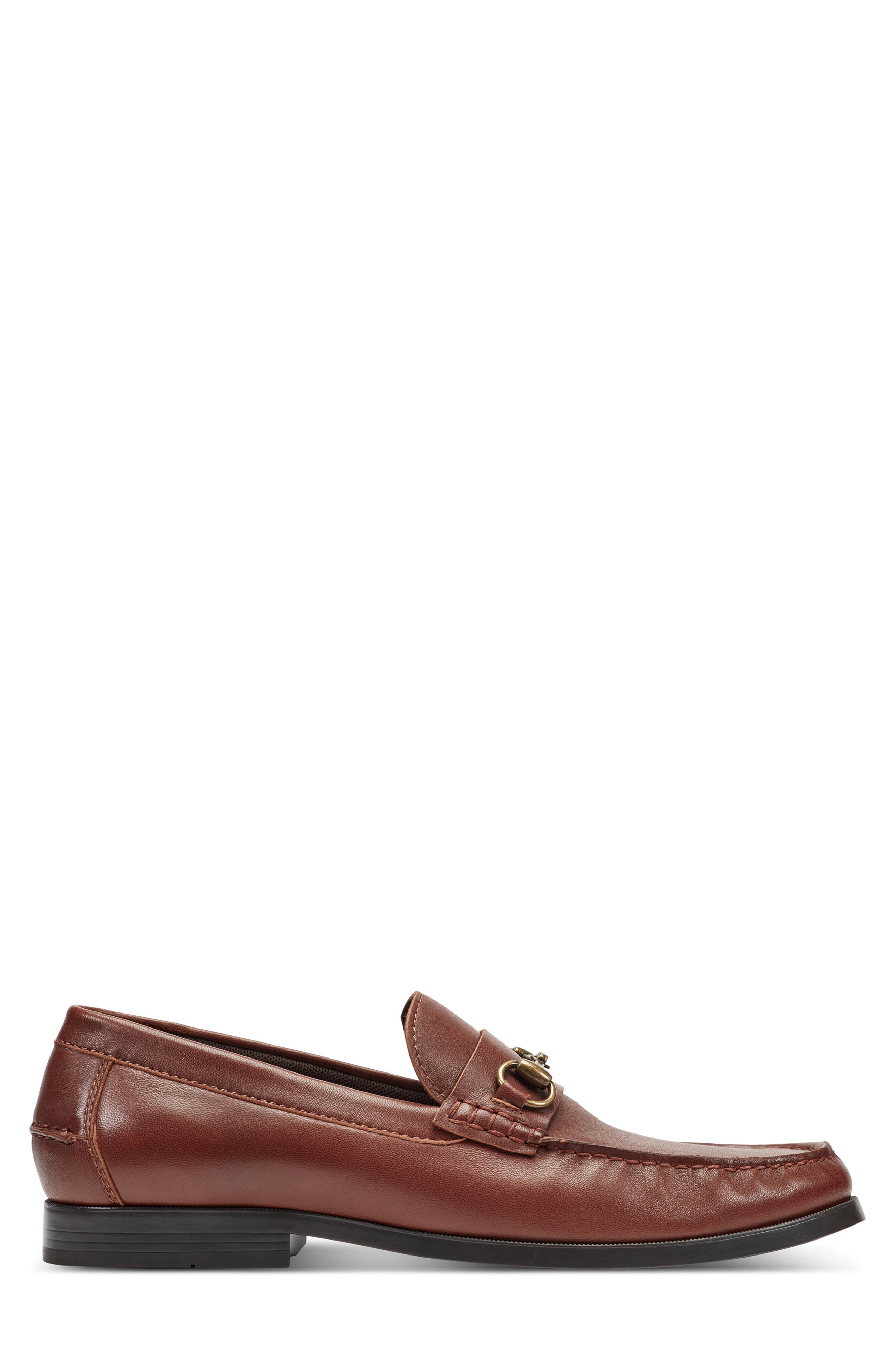 Whit Classic Bit Detail Loafer, Alternate, color, DARK BROWN