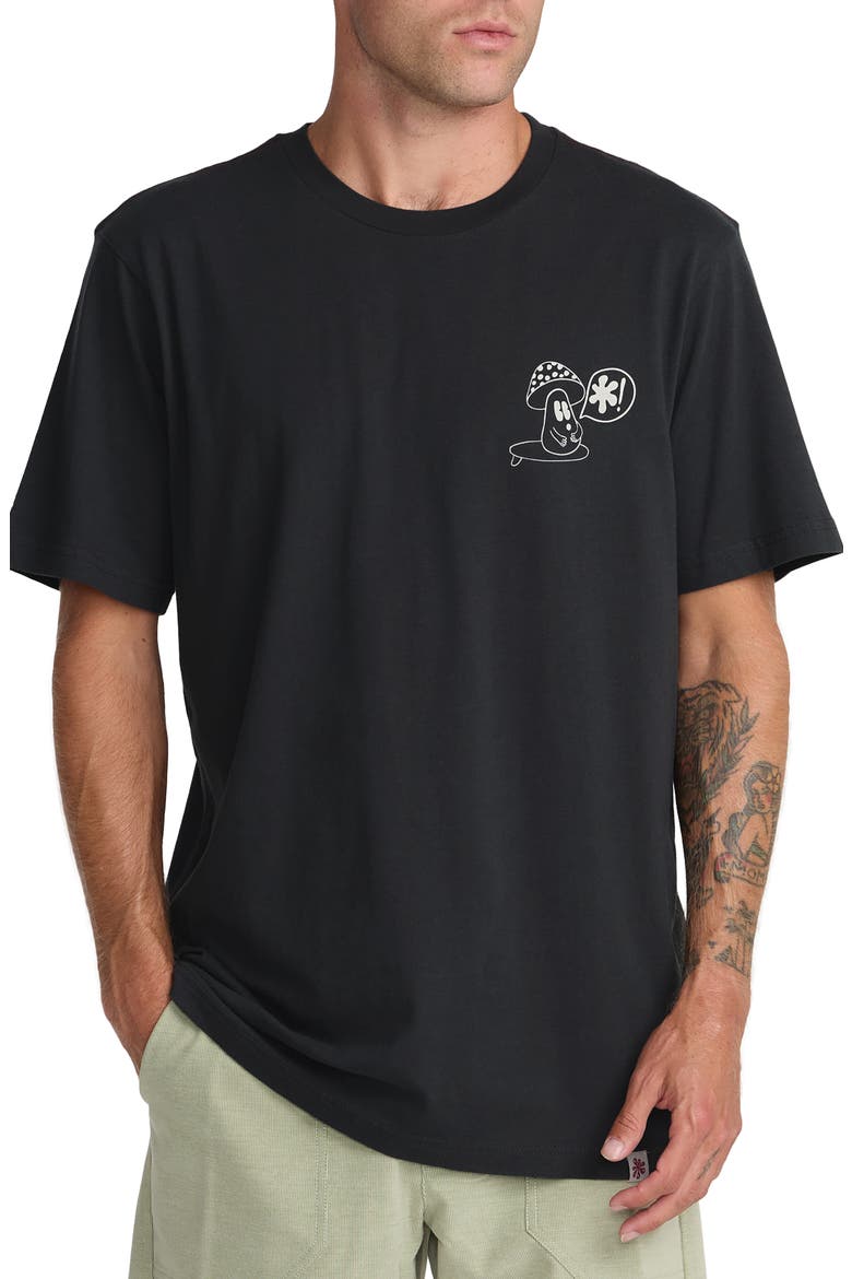 Bryce Bloom Graphic T-Shirt, Main, color, PIRATE BLACK