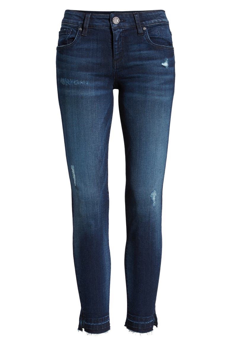 Donna Release Hem Skinny Ankle Jeans, Alternate, color, CIVILITY
